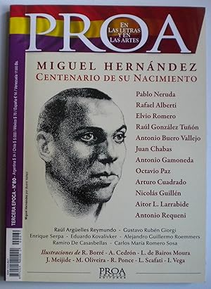 Miguel Hernández. Centenario de su nacimiento