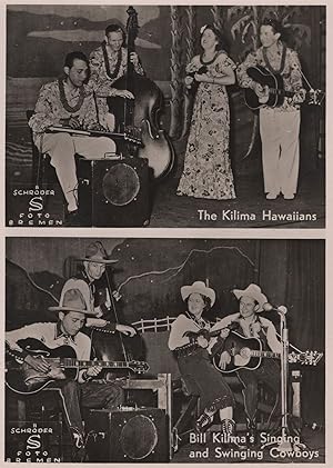 Immagine del venditore per The Kalima Hawaiians Country & Western Cowboys Music Band Postcard venduto da Postcard Finder