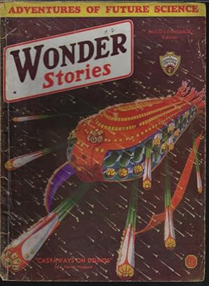 Imagen del vendedor de WONDER Stories: August, Aug. 1933 ("The Man Who Awoke") a la venta por Books from the Crypt