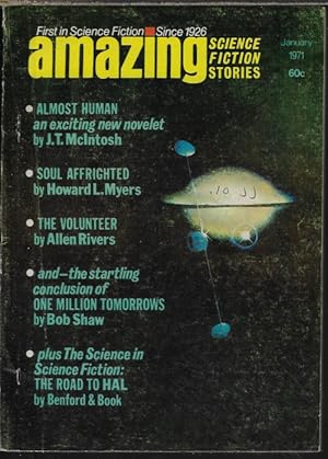 Imagen del vendedor de AMAZING Stories: January, Jan. 1971 ("One Million Tomorrows") a la venta por Books from the Crypt