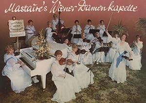 Mastaire's Wiener Damenkapelle Austrian Angels Ladies Band Postcard