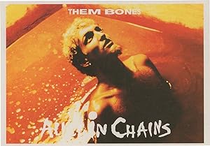 Alice In Chains Them Bones CD Rare Postcard
