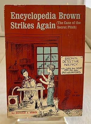 Imagen del vendedor de Encyclopedia Brown Strikes Again (The Case of the Secret Pitch) a la venta por S. Howlett-West Books (Member ABAA)