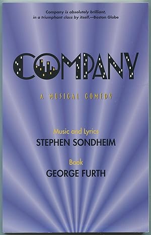 Image du vendeur pour Company: A Musical Comedy mis en vente par Between the Covers-Rare Books, Inc. ABAA
