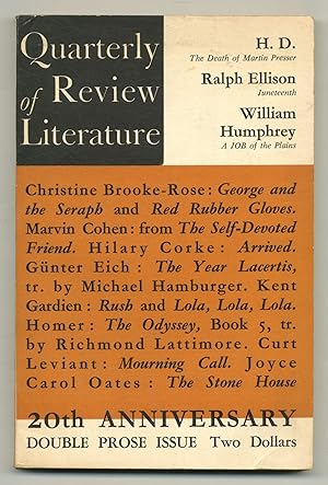 Bild des Verkufers fr Quarterly Review of Literature. Volume XIII, Numbers 3/4 zum Verkauf von Between the Covers-Rare Books, Inc. ABAA