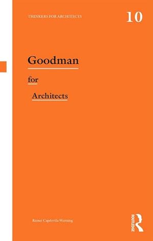 Seller image for Goodman for Architects for sale by AHA-BUCH GmbH