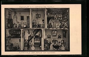 Bild des Verkufers fr Ansichtskarte Frankfurt-Nordend, Historisches Museum, Puppenhaus der Familie von Gontard zum Verkauf von Bartko-Reher