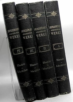 Imagen del vendedor de Shakespeare's Smmtliche Werke 4 Bnde illustriert von John Gilbert a la venta por Antiquariat Unterberger