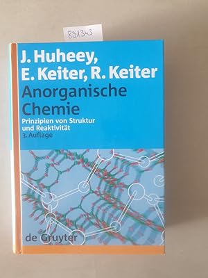 Bild des Verkufers fr Anorganische Chemie: Prinzipien von Struktur und Reaktivitt : zum Verkauf von Versand-Antiquariat Konrad von Agris e.K.
