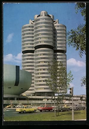 Bild des Verkufers fr Ansichtskarte Mnchen, das BMW Verwaltungsgebude zum Verkauf von Bartko-Reher
