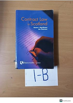 Seller image for Contract Law in Scotland by L MacQueen and Joe Thomson for sale by UK LAW BOOK SELLERS LTD