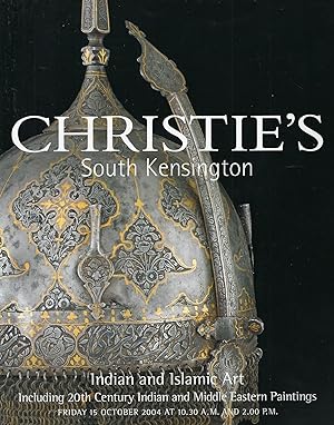 Seller image for Christie's. Indian and Islamic Art including 20th Century Indian and middle Eastern Paintings, Friday 15 October 2004 for sale by Librairie Archaion