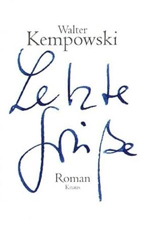 Seller image for Letzte Gre Roman for sale by primatexxt Buchversand