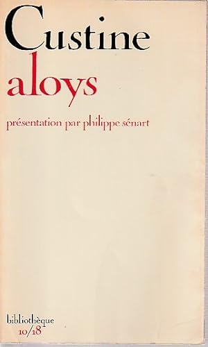 Bild des Verkufers fr Aloys ou Le religieux du mont Saint-Bernard, zum Verkauf von L'Odeur du Book