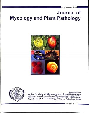 Seller image for Journal of Mycology and Plant Pathology Vol. 39(2) for sale by Majestic Books