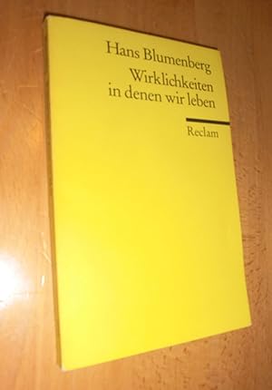 Bild des Verkufers fr Wirklichkeiten in denen wir leben zum Verkauf von Dipl.-Inform. Gerd Suelmann