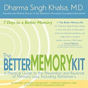 Immagine del venditore per The Better Memory Kit: A Practical Guide to the Prevention and Reversal of Memory Loss, Including Alzheimer's: A Practical Guide To The Prevention And . Of Memory Loss Including Alzheimer's Disease venduto da WeBuyBooks