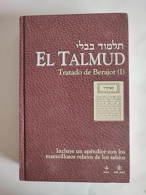 Bild des Verkufers fr El Talmud. Tratado de Berajot (I). zum Verkauf von TURCLUB LLIBRES I OBRES