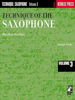 Bild des Verkufers fr Technique Of The Saxophone zum Verkauf von GreatBookPrices