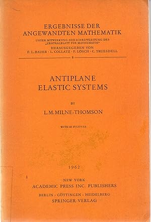 Seller image for Antiplane Elastic Systems for sale by Book Booth