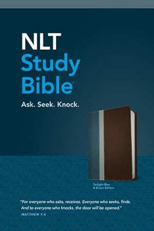Imagen del vendedor de NLT Study Bible : New Living Translation Study Twilight Blue & Brown Edition a la venta por GreatBookPrices