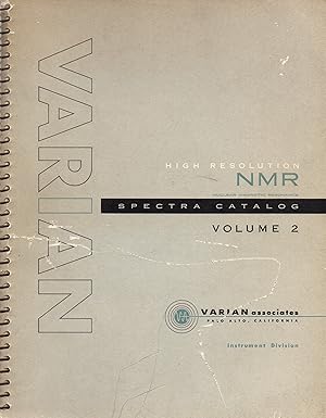 Bild des Verkufers fr High Resolution NMR Nuclear Magnetic Resonance Spectra Catalog Volume 2 zum Verkauf von Book Booth