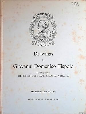 Bild des Verkufers fr Catalogue of Drawings by Giovanni Domenico Tiepolo: The property of the Rt. Hon. the Earl Beauchamp, D.L., J.P. zum Verkauf von Klondyke