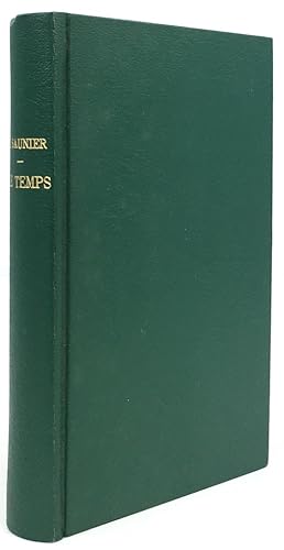 Bild des Verkufers fr Le Temps. Ses divisiones prinicipales, ses mesures et leurs usages aux poque anciennes et modernes. Gravures intercales dans le texte. (Six parties). zum Verkauf von Antiquariat Heiner Henke