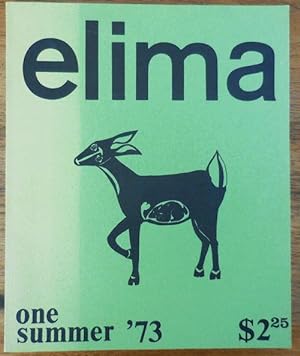 Seller image for Elima One; A Journal of Writing for sale by Derringer Books, Member ABAA