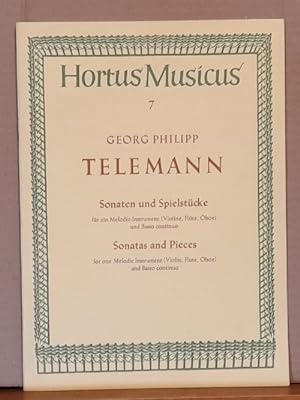 Sonaten und Spielstücke für ein Melodie-Instrument (Violine/Flöte/Oboe) und Basso Continuo "Der g...
