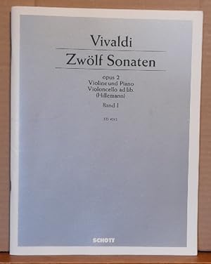 Zwölf Sonaten Opus 2 Violine und Piano, Violoncello ad lib. (Hillemann) Band I (No. 1-6; No. 7-12)