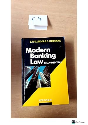 Seller image for Modern Banking Law Second Edition by P Ellinger and E Lomnicka for sale by UK LAW BOOK SELLERS LTD