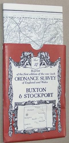 Imagen del vendedor de Buxton & Stockport: Sheet 27, reprint of the first edition of the one-inch Ordnance Survey of England and Wales a la venta por Nigel Smith Books