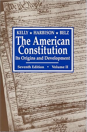 Seller image for The American Constitution: Its Origins and Development, Volume II for sale by The Haunted Bookshop, LLC