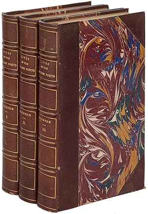 Seller image for Lives of the Most Eminent English Poets, with Critical Observations on their Words [in Three Volumes] for sale by Between the Covers-Rare Books, Inc. ABAA