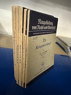 Seller image for Konvolut: Neugestaltung von Recht und Wirtschaft for sale by Bchersammelservice Steinecke