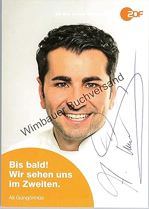 Seller image for Original Autogramm Ali Gngrms Fernsehkoch /// Autograph signiert signed signee for sale by Antiquariat im Kaiserviertel | Wimbauer Buchversand