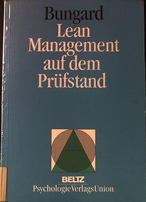 Bild des Verkufers fr Lean Management auf dem Prfstand. Arbeits- und Organisationspsychologie in Forschung und Praxis ; 1. zum Verkauf von books4less (Versandantiquariat Petra Gros GmbH & Co. KG)