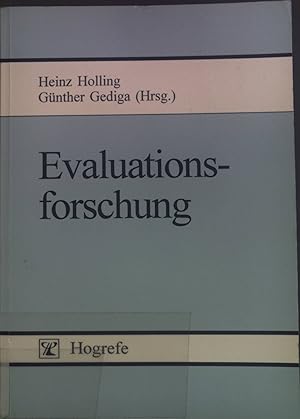 Bild des Verkufers fr Evaluationsforschung. zum Verkauf von books4less (Versandantiquariat Petra Gros GmbH & Co. KG)