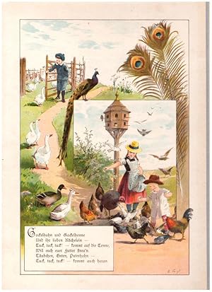 Seller image for Aus der sch�nen Kinderzeit. Unzerrei�bares Bilderbuch zur Lust und Lehre f�r die Kleinen. Zeichnungen von E. Voigt. Verse von A. Steinkamp. for sale by Antiquariat Heubeck