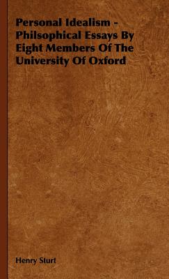 Bild des Verkufers fr Personal Idealism - Philsophical Essays By Eight Members Of The University Of Oxford (Hardback or Cased Book) zum Verkauf von BargainBookStores