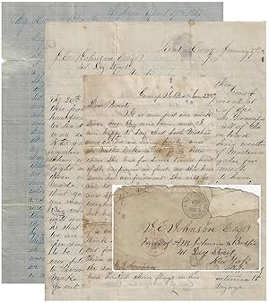 1867-1874 - Three letters from one of the worst (or unluckiest) sea captains who later establishe...