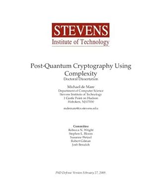 Seller image for Post-Quantum Cryptography Using Complexity for sale by GreatBookPrices