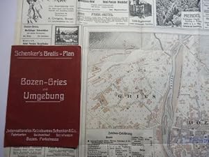 Schenker`s Gratis-Plan. Bozen-Gries und Umgebung.