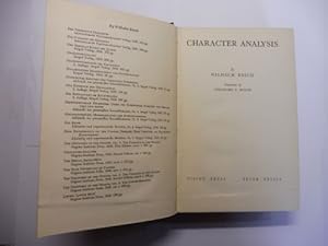 Image du vendeur pour CHARACTER ANALYSIS by WILHELM REICH - Translated by THEODORE P. WOLFE. mis en vente par Antiquariat am Ungererbad-Wilfrid Robin