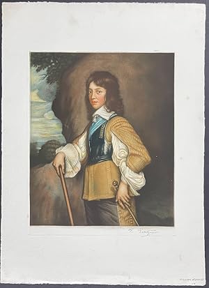 William III, Prince of Orange (After Original Painting by Anthony Van Dyck in the Hermitage)