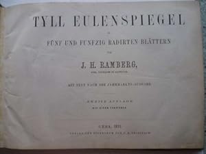 Seller image for Tyll Eulenspiegel. In fnf und funfzig radierten Blttern von J. H. Ramberg, weil. Hofmaler in Hannover. Mit Text nach der Jahrmarkts-Ausgabe. for sale by Ostritzer Antiquariat