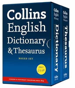 Bild des Verkufers fr Collins English Dictionary and Thesaurus set zum Verkauf von WeBuyBooks