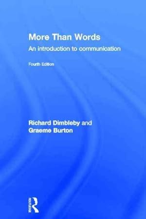 Seller image for More Than Words : An Introduction to Communication for sale by GreatBookPrices