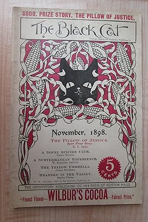 Immagine del venditore per The Black Cat - November 1898 venduto da Ron Griswold Books North